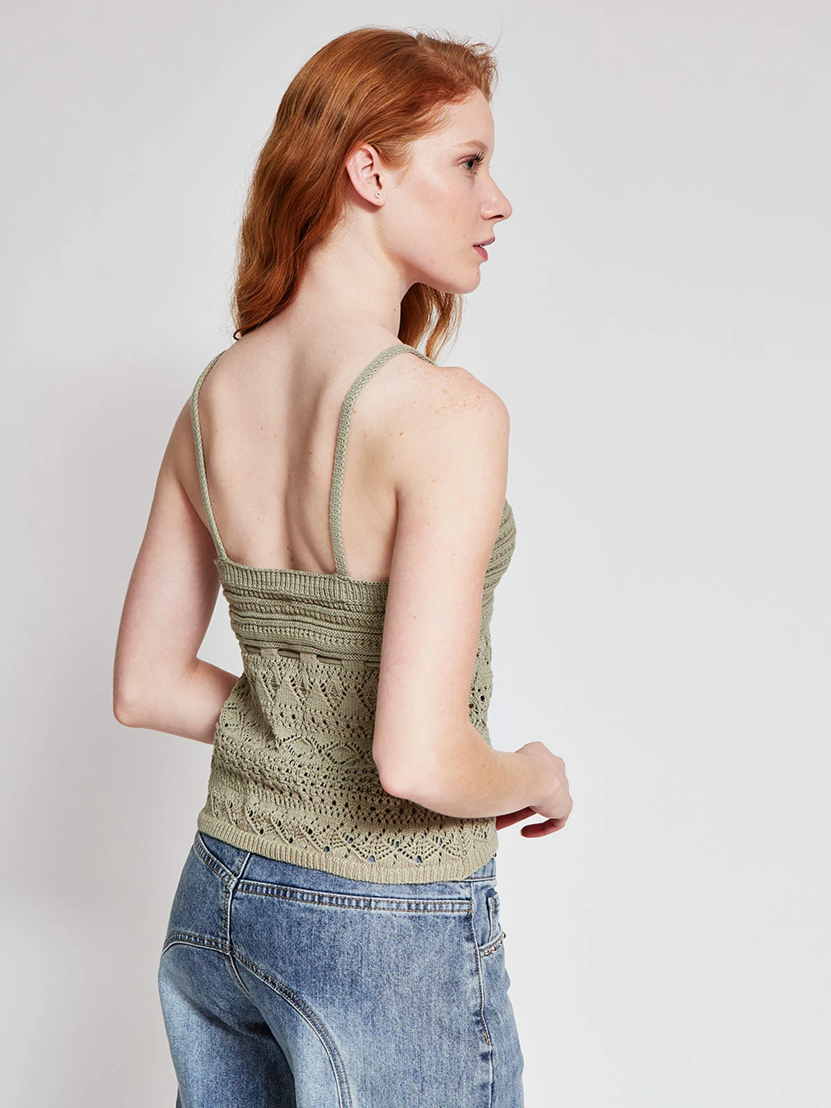 POLERA MUJER INDEX ALGODÓN SIN MANGAS AMARRAS - 2