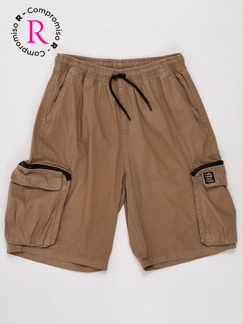 SHORT NIÑO CLOUDBREAK ALGODÓN CARGO