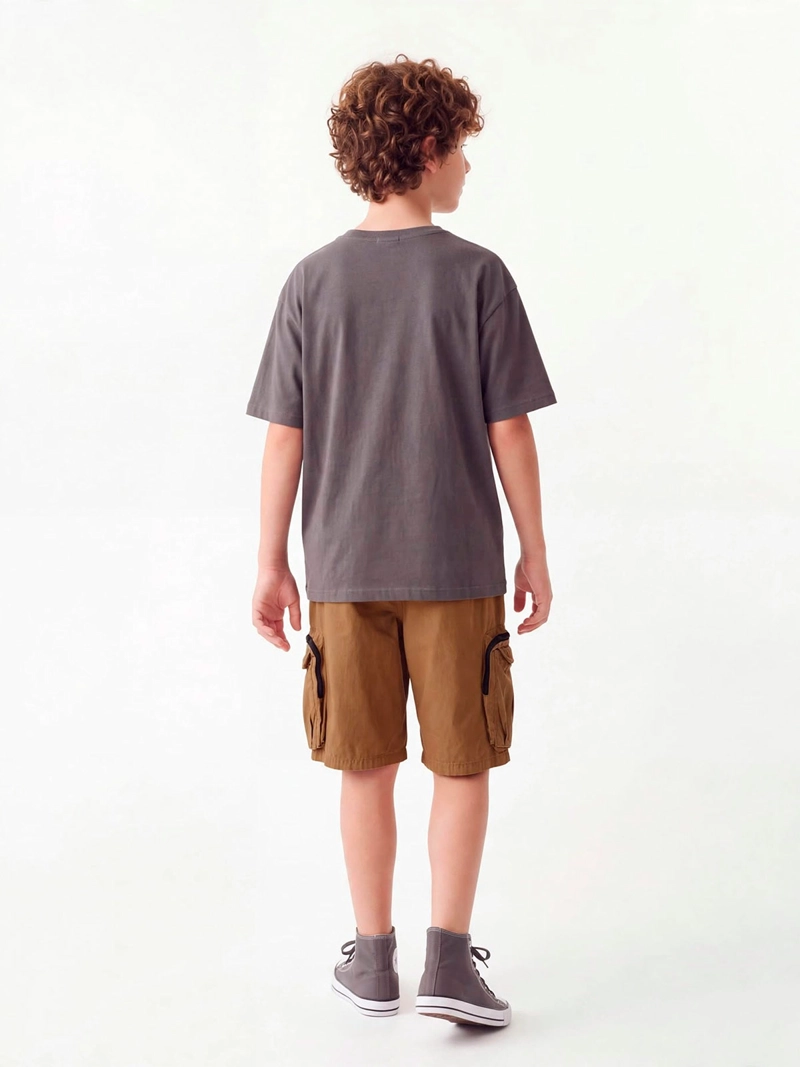 SHORT NIÑO CLOUDBREAK ALGODÓN CARGO - 2