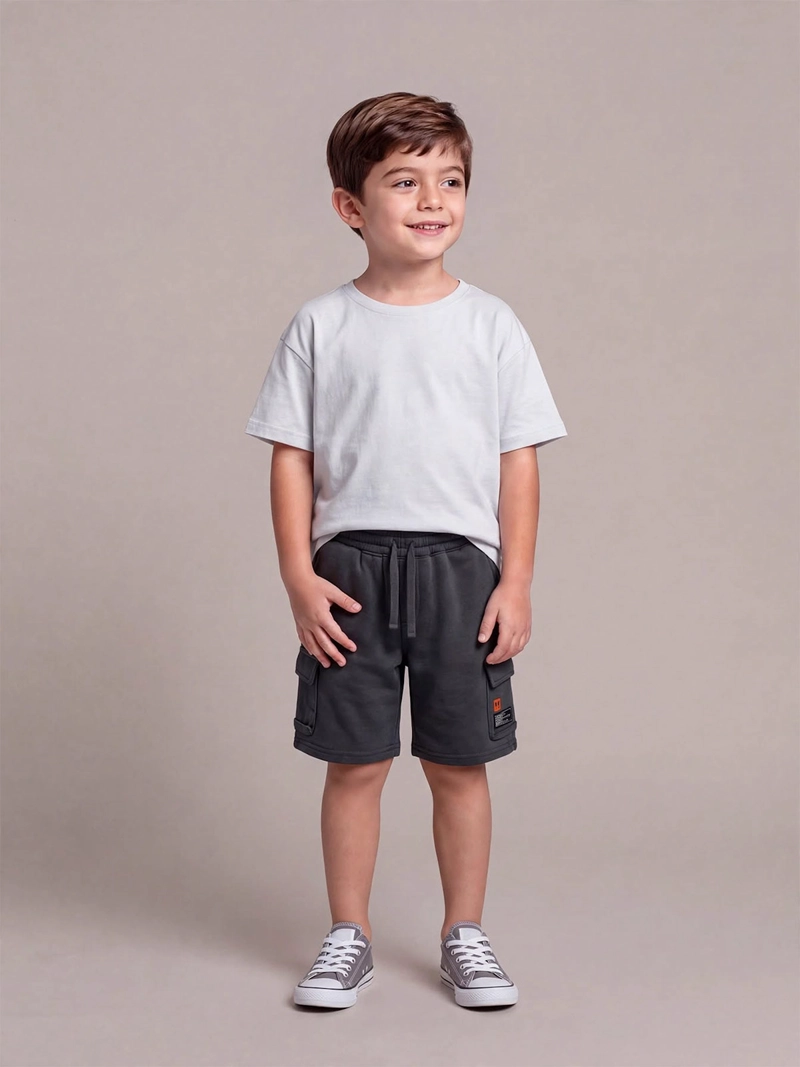 SHORT NIÑO HARVEST FRENCH BOLSILLOS ALGODÓN - 1