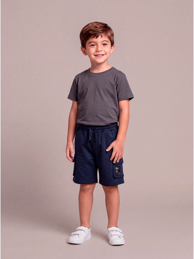 SHORT NIÑO HARVEST FRENCH BOLSILLOS ALGODÓN - 1