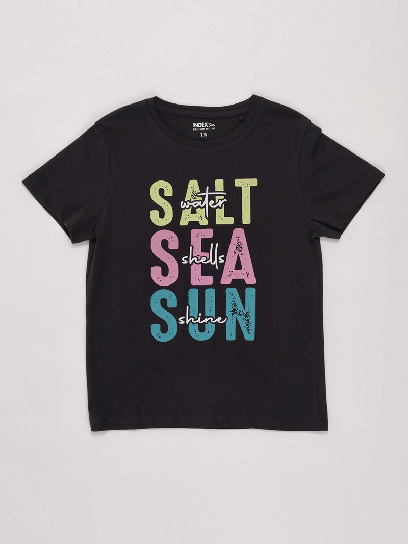 POLERA NIÑA INDEX TEEN ALGODÓN MANGA CORTA PRINT