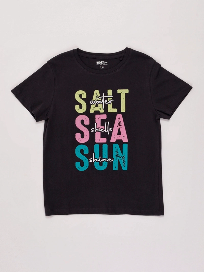 POLERA NIÑA INDEX TEEN ALGODÓN MANGA CORTA PRINT - 3