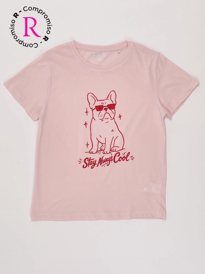 POLERA NIÑA INDEX TEEN ALGODÓN MANGA CORTA PRINT