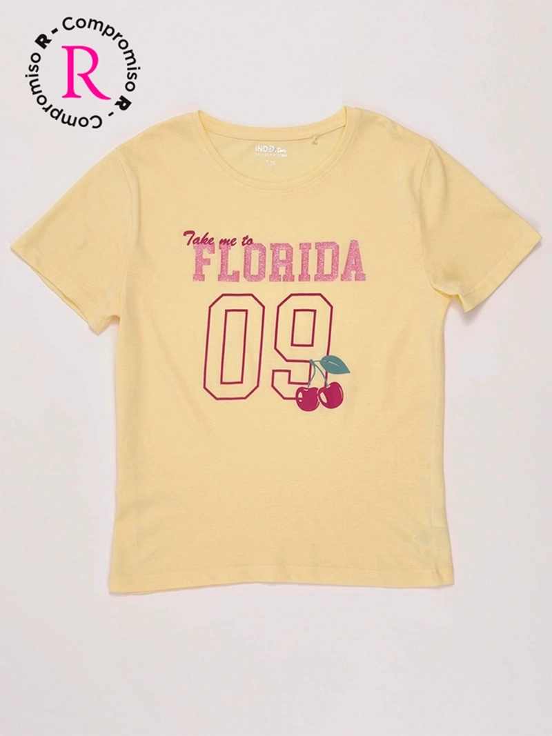 POLERA NIÑA INDEX TEEN ALGODÓN MANGA CORTA PRINT - 3