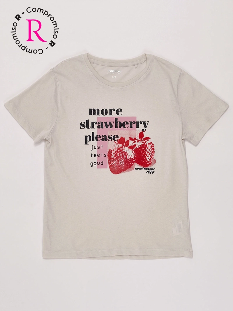 POLERA NIÑA INDEX TEEN ALGODÓN MANGA CORTA PRINT