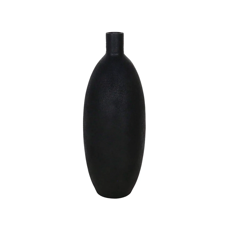JARRÓN RIPLEY HOME TEXTURA XL NEGRO
