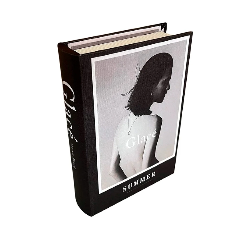 CAJA LIBRO S RIPLEY HOME BLACK AND WHITE - 1