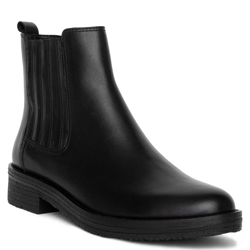 BOTINES MUJER GACEL NEGRO NORA CUERO - 3
