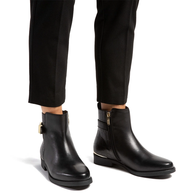 BOTINES MUJER GACEL NEGRO HORTENCIA CUERO - 2