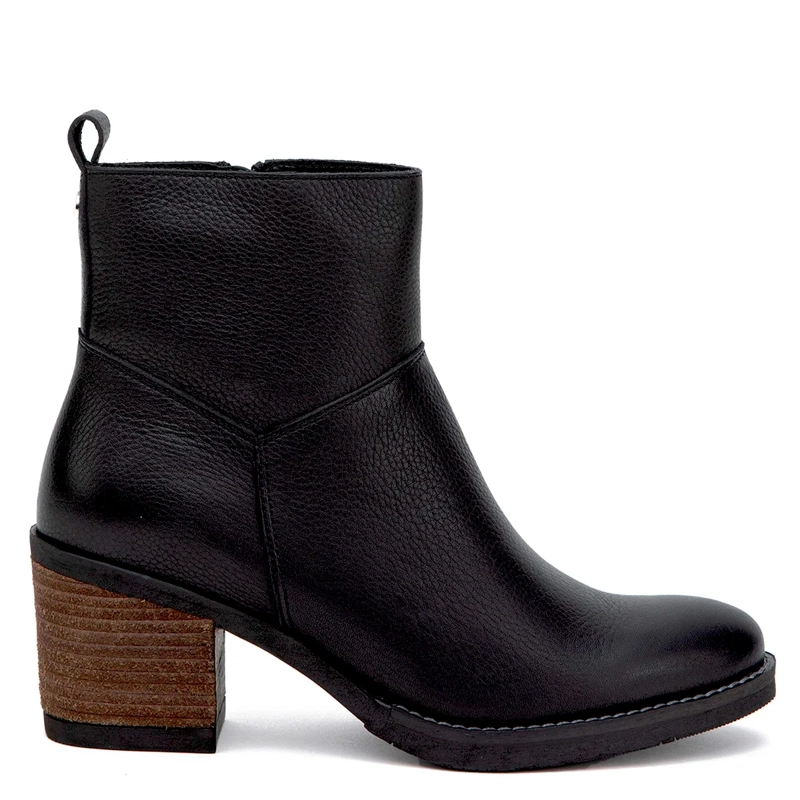 BOTINES MUJER GACEL NEGRO PIERA CUERO - 1