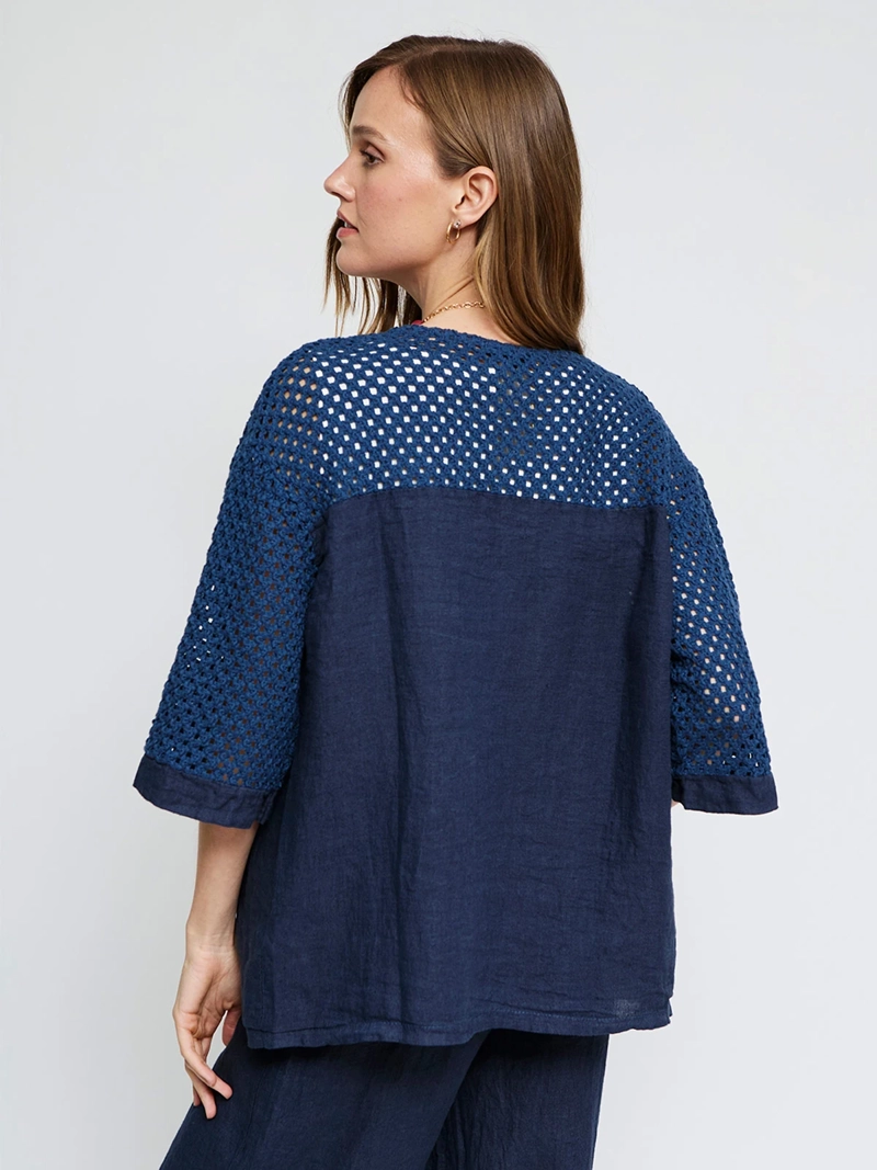BLUSA MUJER TATIENNE LINO  - 2