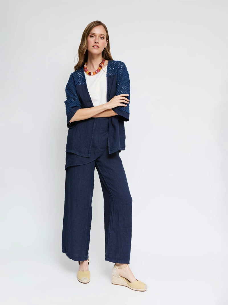 BLUSA MUJER TATIENNE LINO  - 4