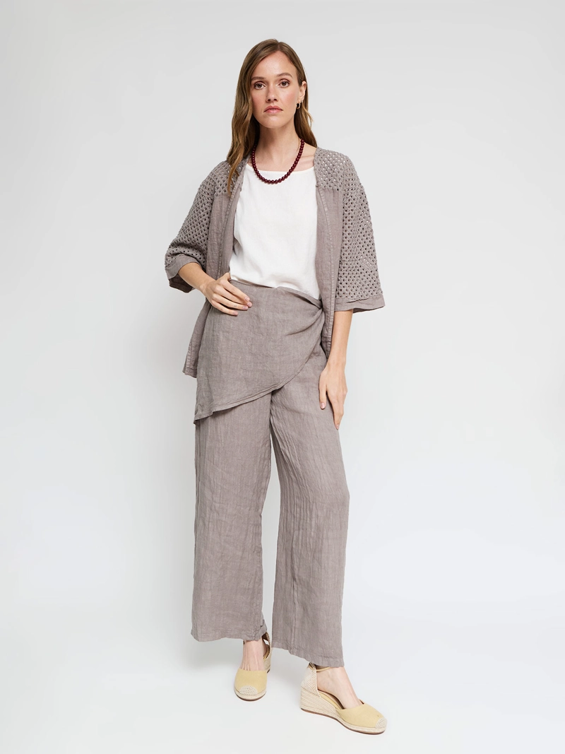 BLUSA MUJER TATIENNE LINO  - 4