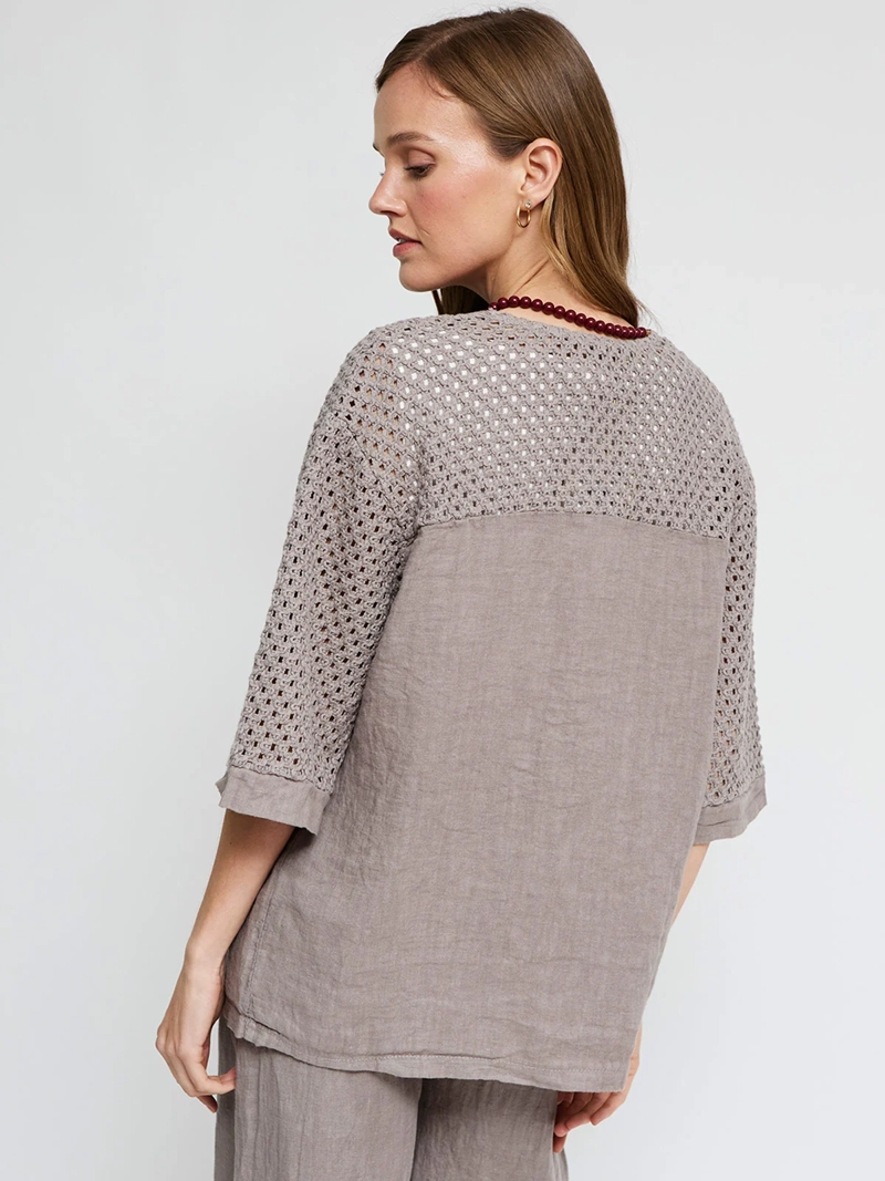 BLUSA MUJER TATIENNE LINO  - 2