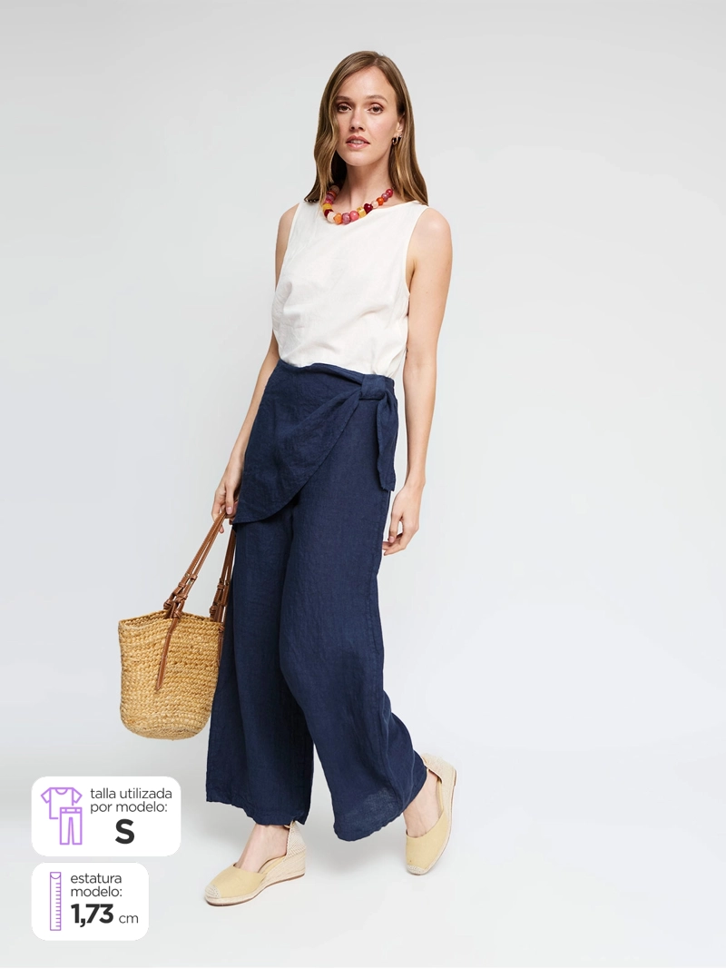 PANTALÓN MUJER TATIENNE LINO