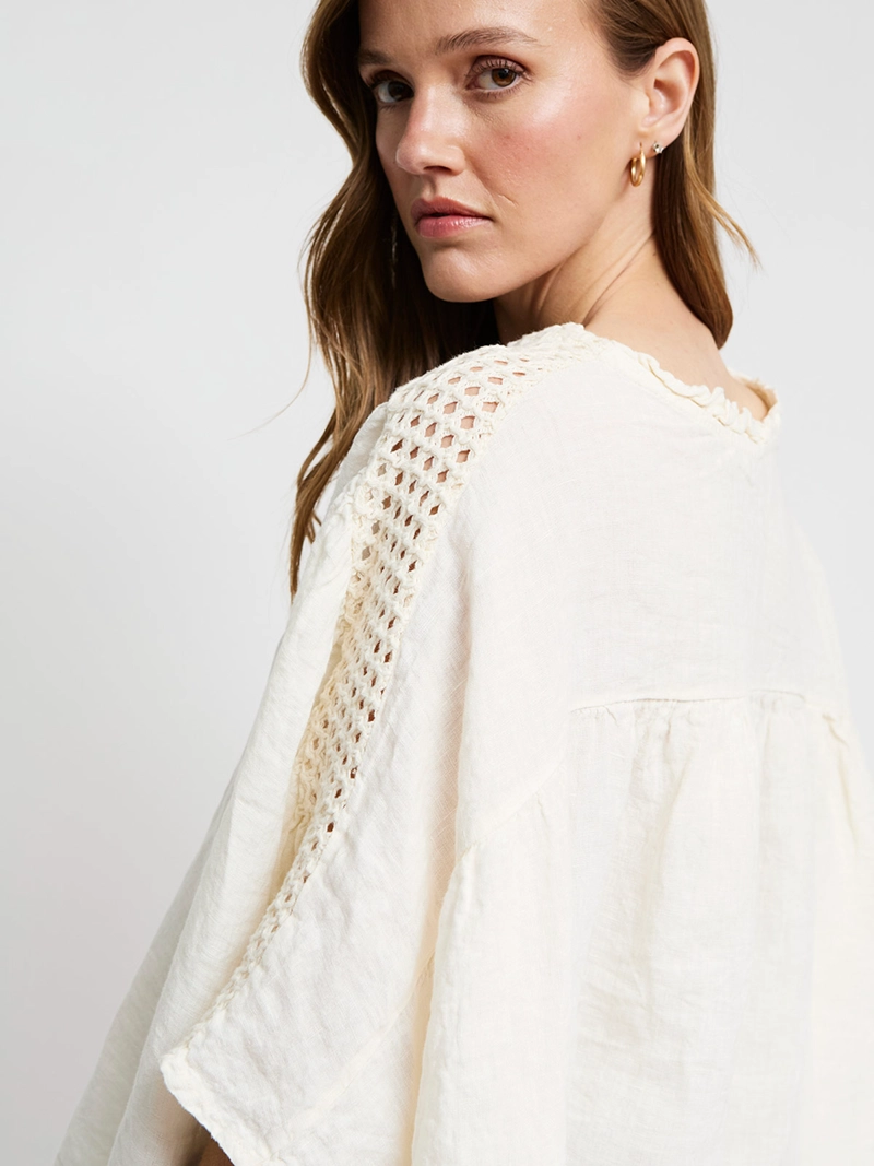 BLUSA MUJER TATIENNE LINO  - 3