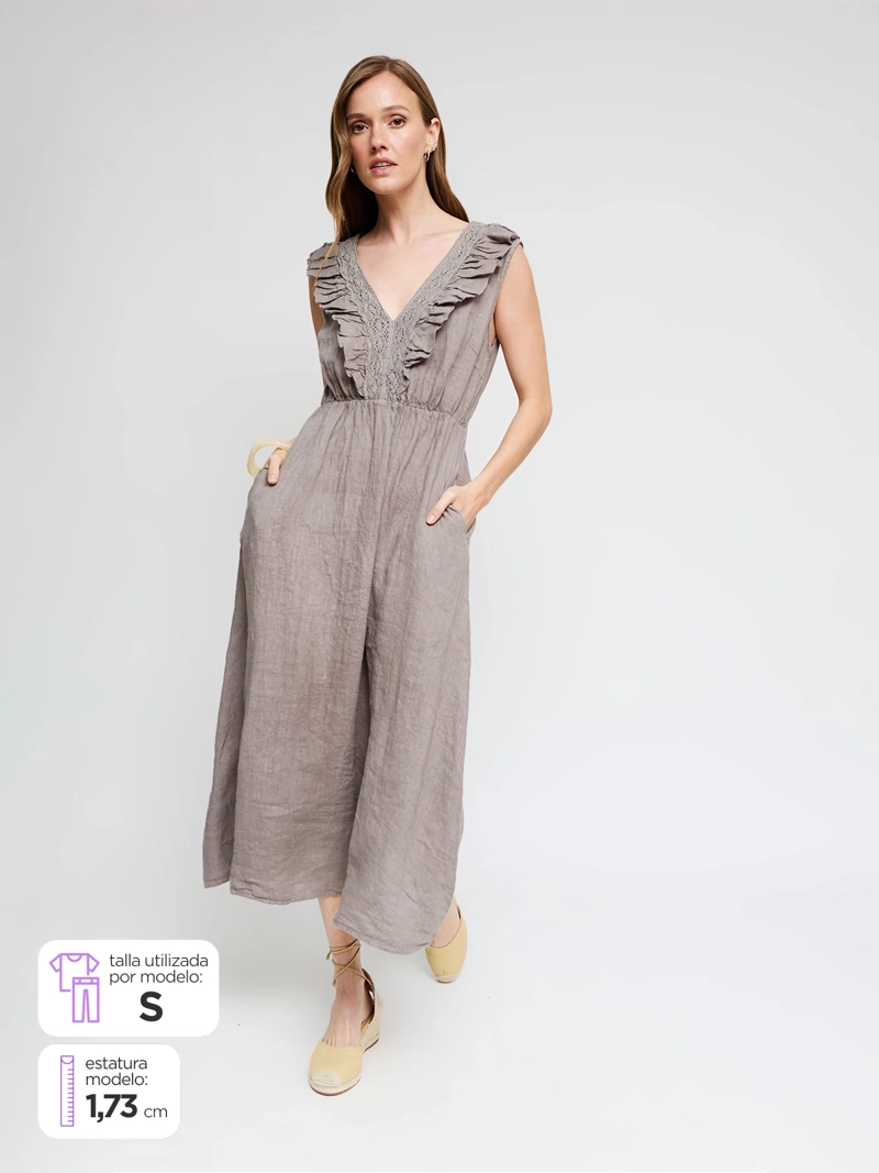 VESTIDO MUJER TATIENNE LINO
