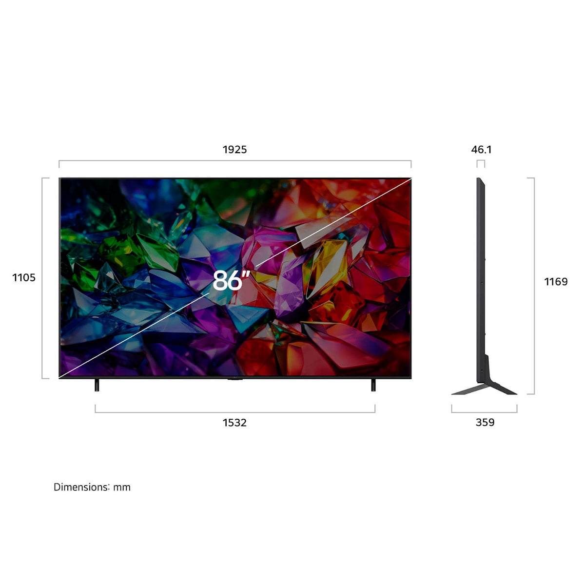SMART TV LG MINI RGB 4K UHD 86” 86MRGB95BSA - 3
