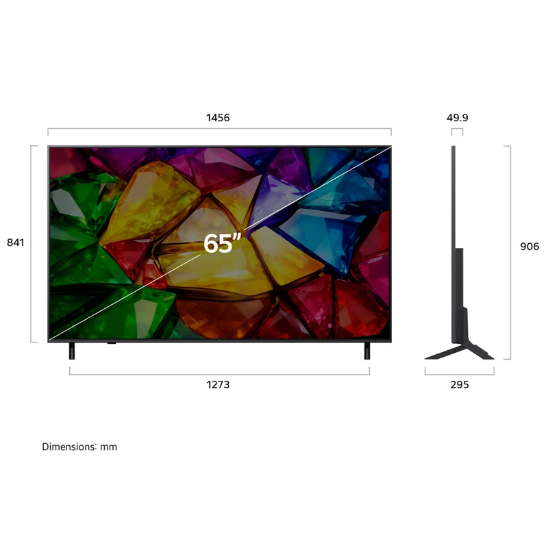 SMART TV LG RGB MINI LED 4K UHD 65” 65MRGB85BSC - 3