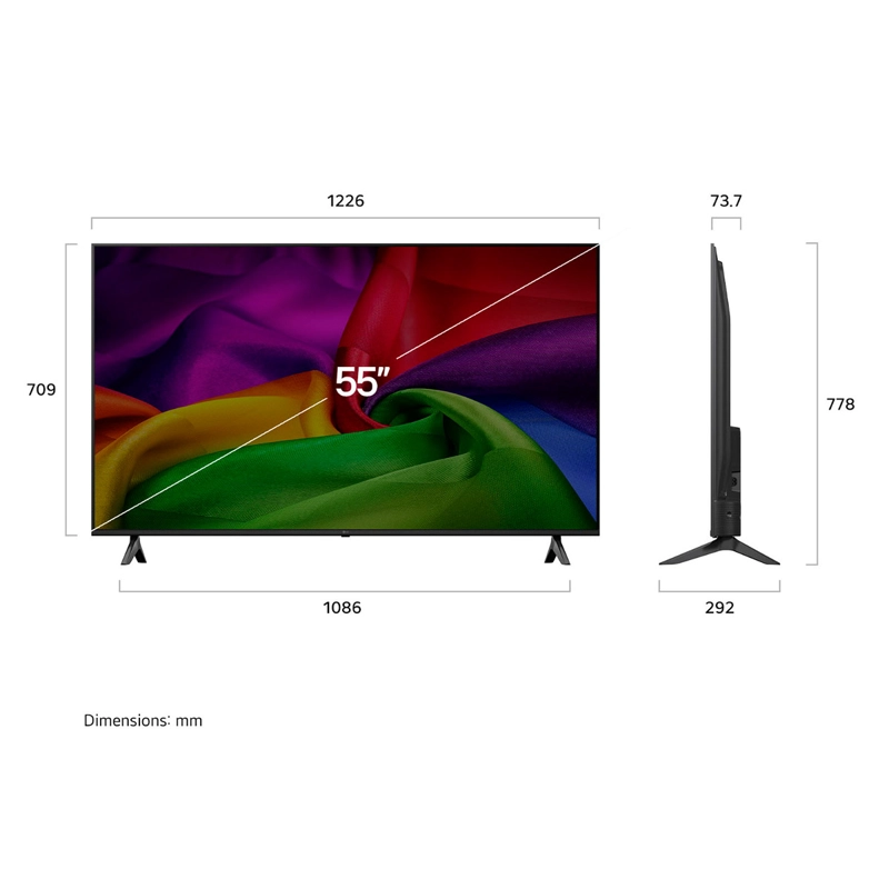 SMART TV LG NANOCELL 4K UHD 55” 55NU800BPSB - 3