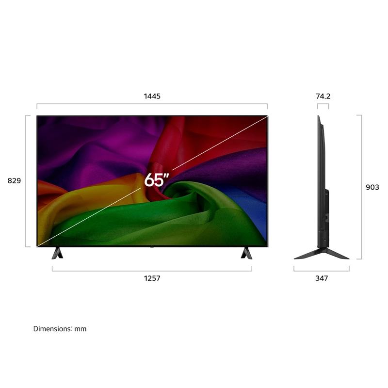 SMART TV LG NANOCELL 4K UHD 65” 65NU800BPSB - 3