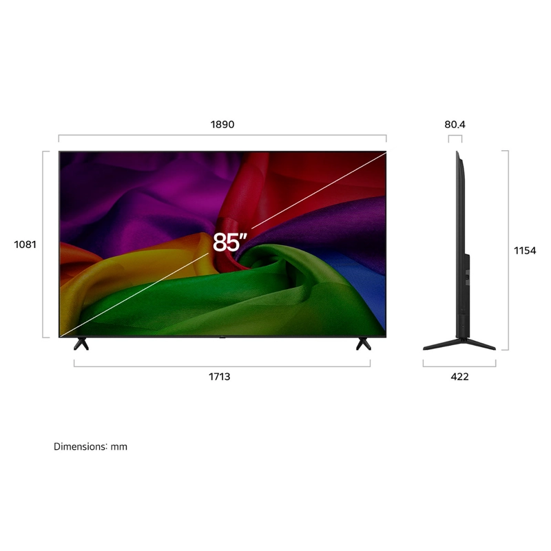 SMART TV LG NANOCELL 4K UHD 85” 85NU800BPSB - 3