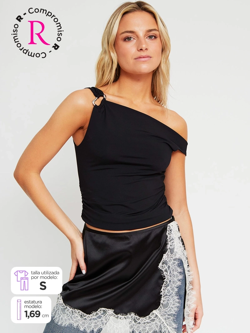 POLERA MUJER INDEX HOMBRO CAÍDO