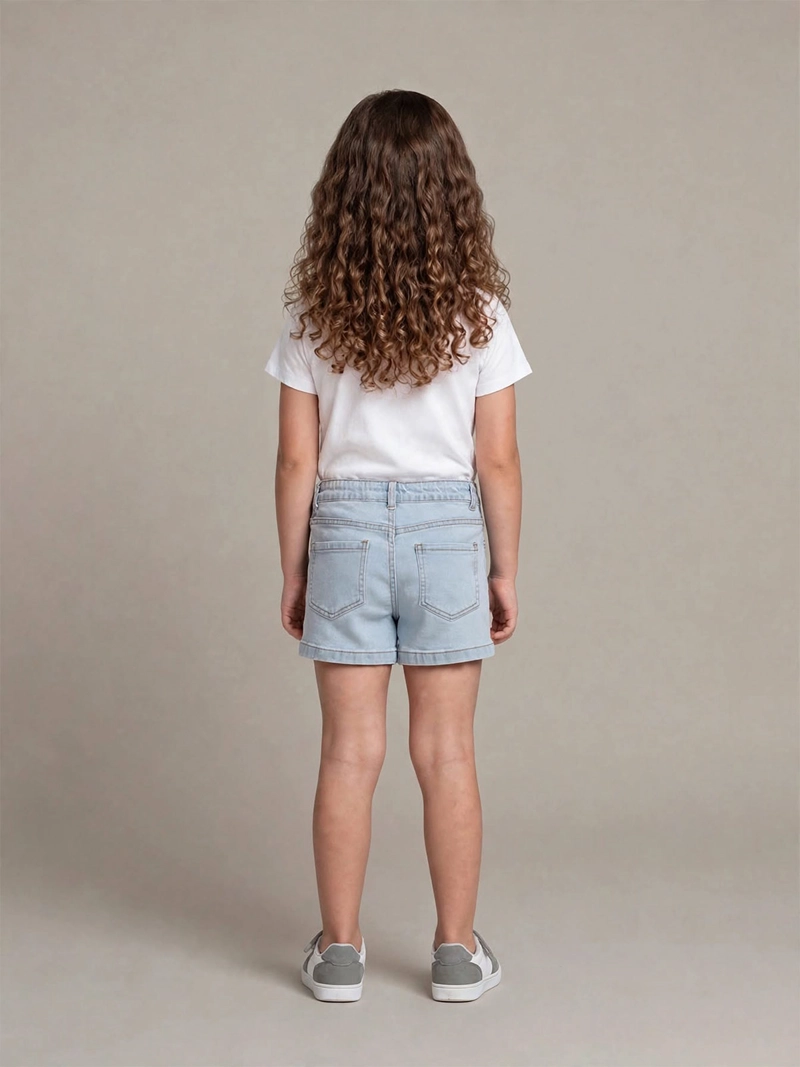 SHORT NIÑA HARVEST ALGODÓN BORDADO - 2