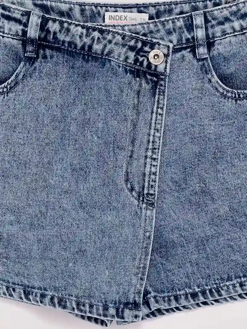 FALDA SHORT NIÑA INDEX TEEN ALGODÓN DENIM - 6