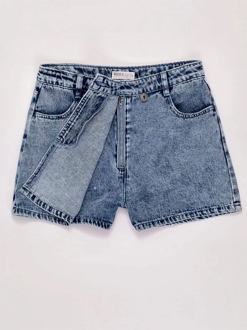 FALDA SHORT NIÑA INDEX TEEN ALGODÓN DENIM - 5
