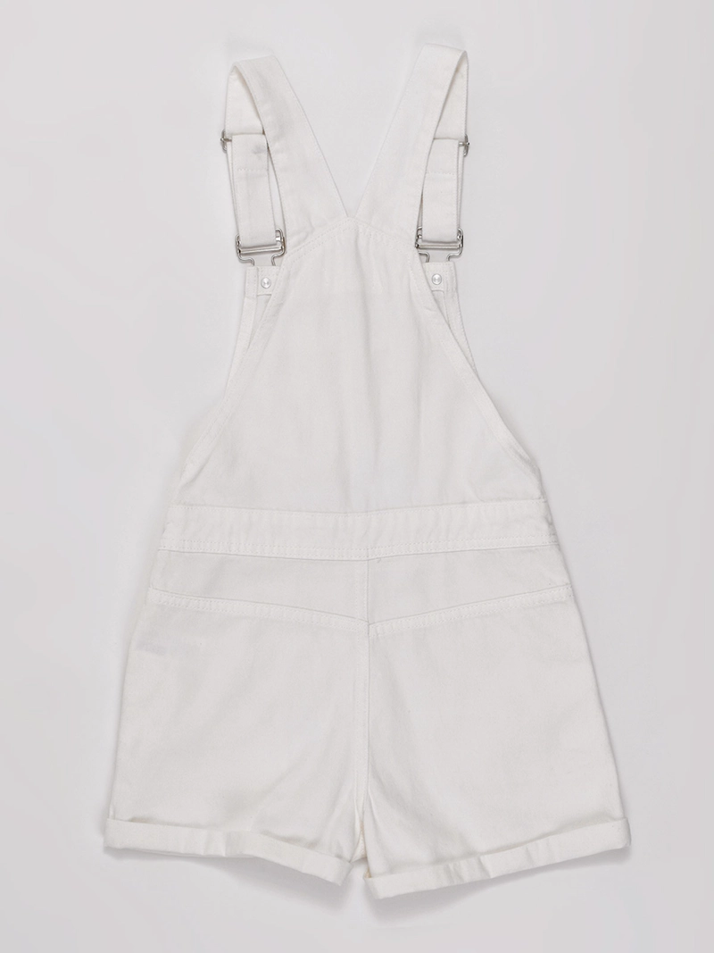 JARDINERA NIÑA INDEX TEEN ALGODÓN CORTA DENIM RASGADO - 2