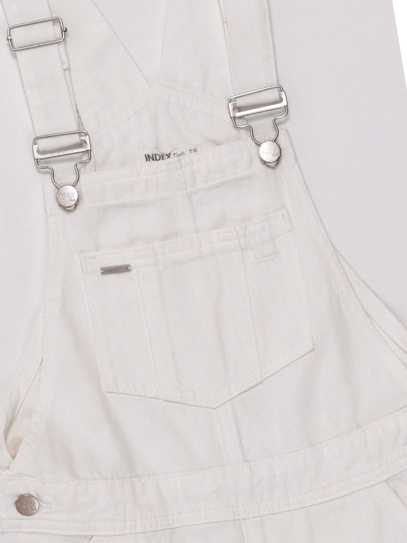 JARDINERA NIÑA INDEX TEEN ALGODÓN CORTA DENIM RASGADO - 5