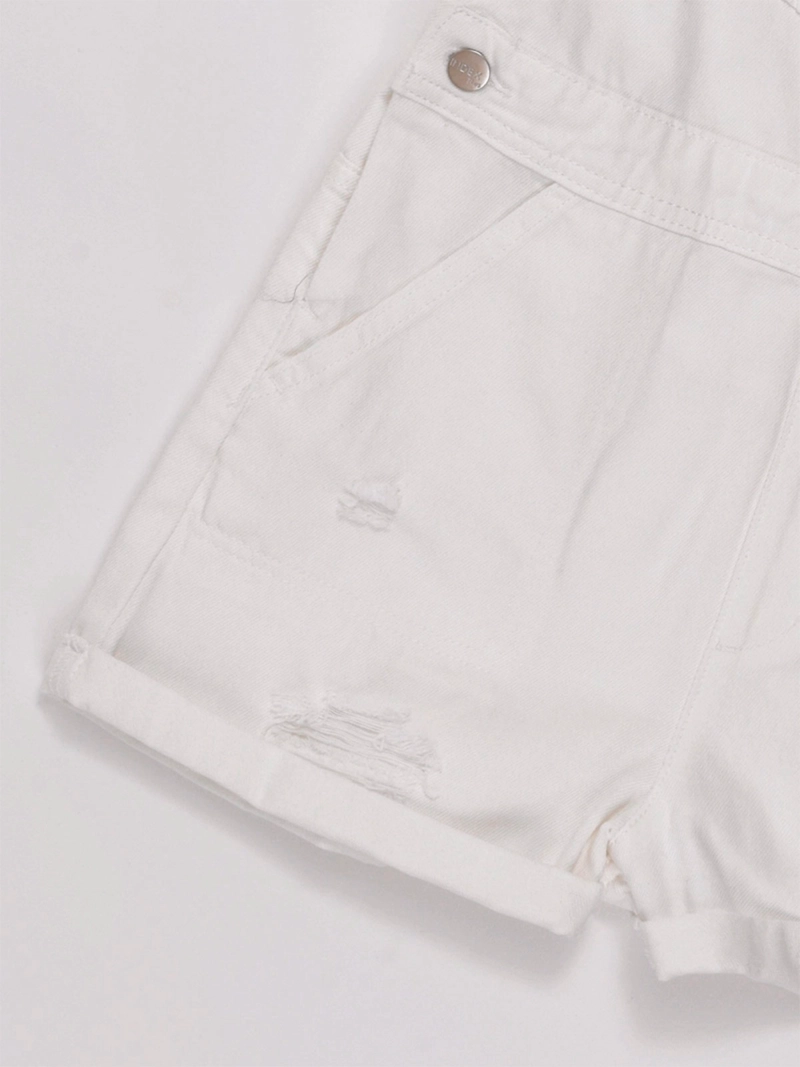 JARDINERA NIÑA INDEX TEEN ALGODÓN CORTA DENIM RASGADO - 6
