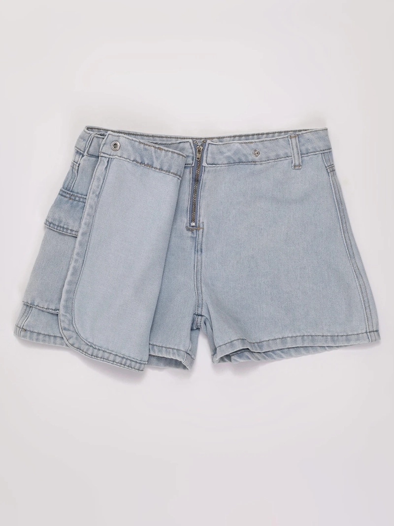 FALDA SHORT NIÑA INDEX TEEN ALGODÓN CARGO - 2