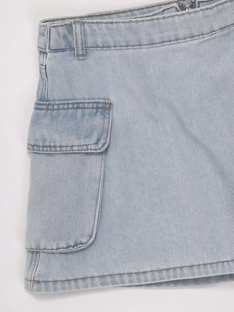 FALDA SHORT NIÑA INDEX TEEN ALGODÓN CARGO - 4