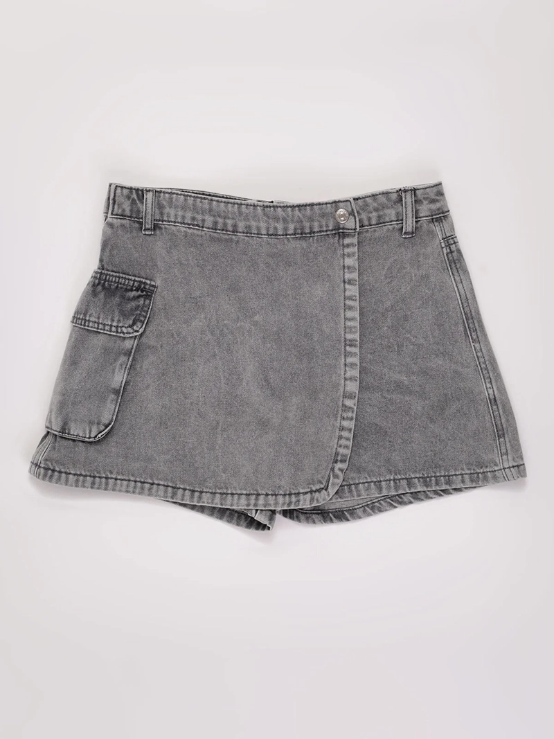 FALDA SHORT NIÑA INDEX TEEN ALGODÓN CARGO - 1