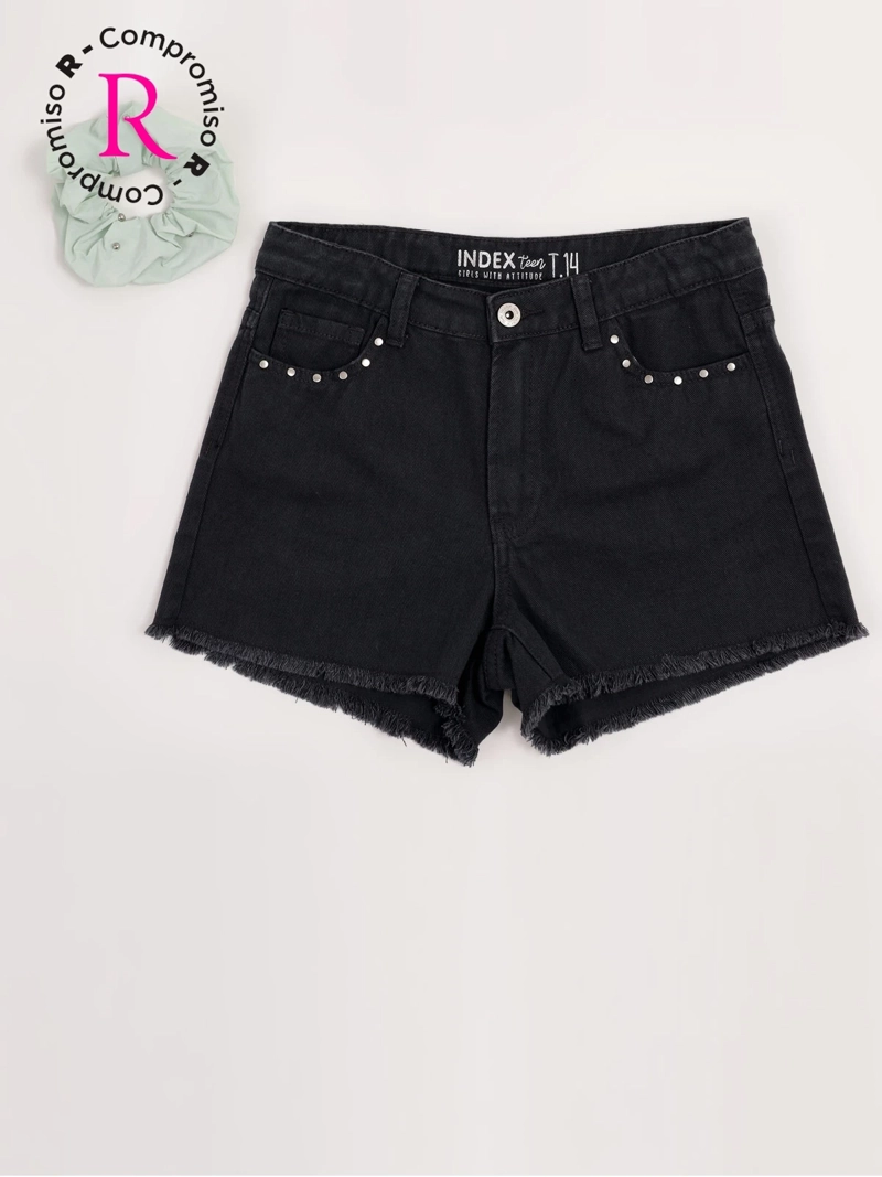 SHORT NIÑA INDEX TEEN ALGODÓN TACHAS