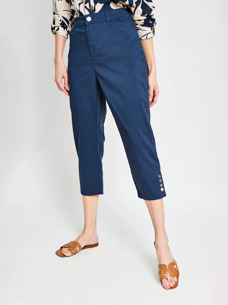 PANTALÓN MUJER AZIZ ALGODÓN CAPRI - 2