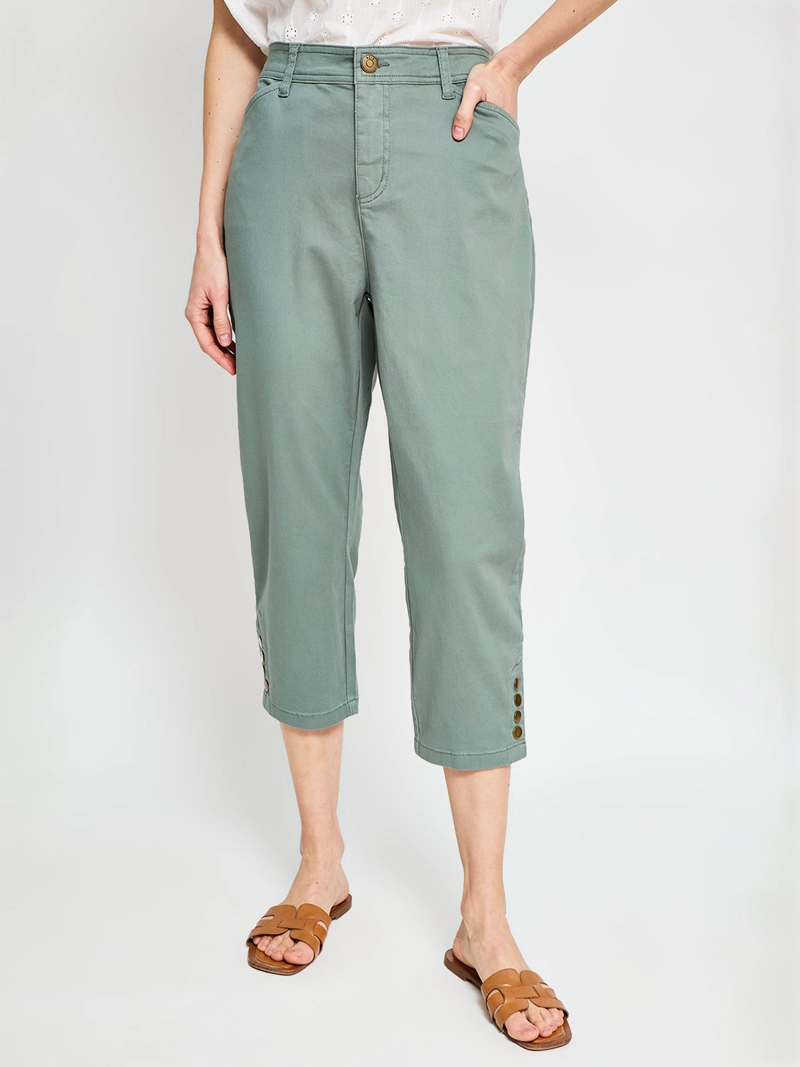 PANTALÓN MUJER AZIZ ALGODÓN CAPRI - 2