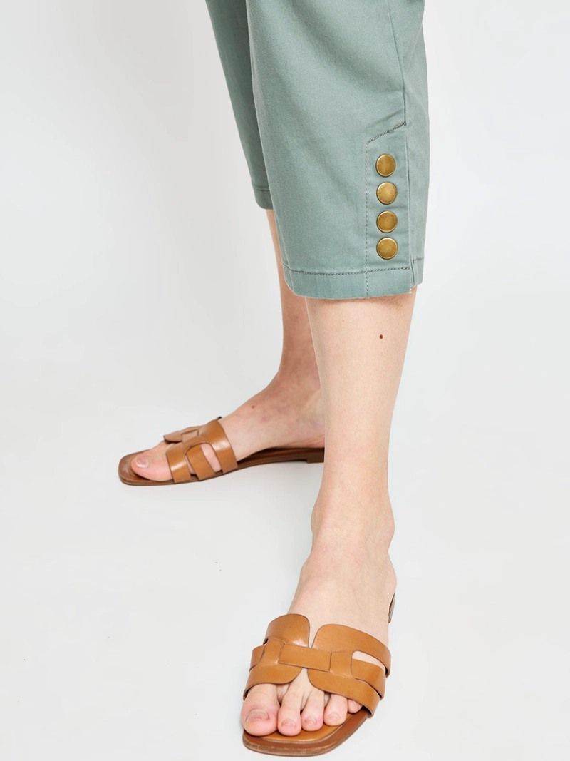 PANTALÓN MUJER AZIZ ALGODÓN CAPRI - 4
