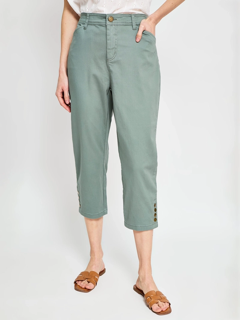 PANTALÓN MUJER AZIZ ALGODÓN CAPRI - 2