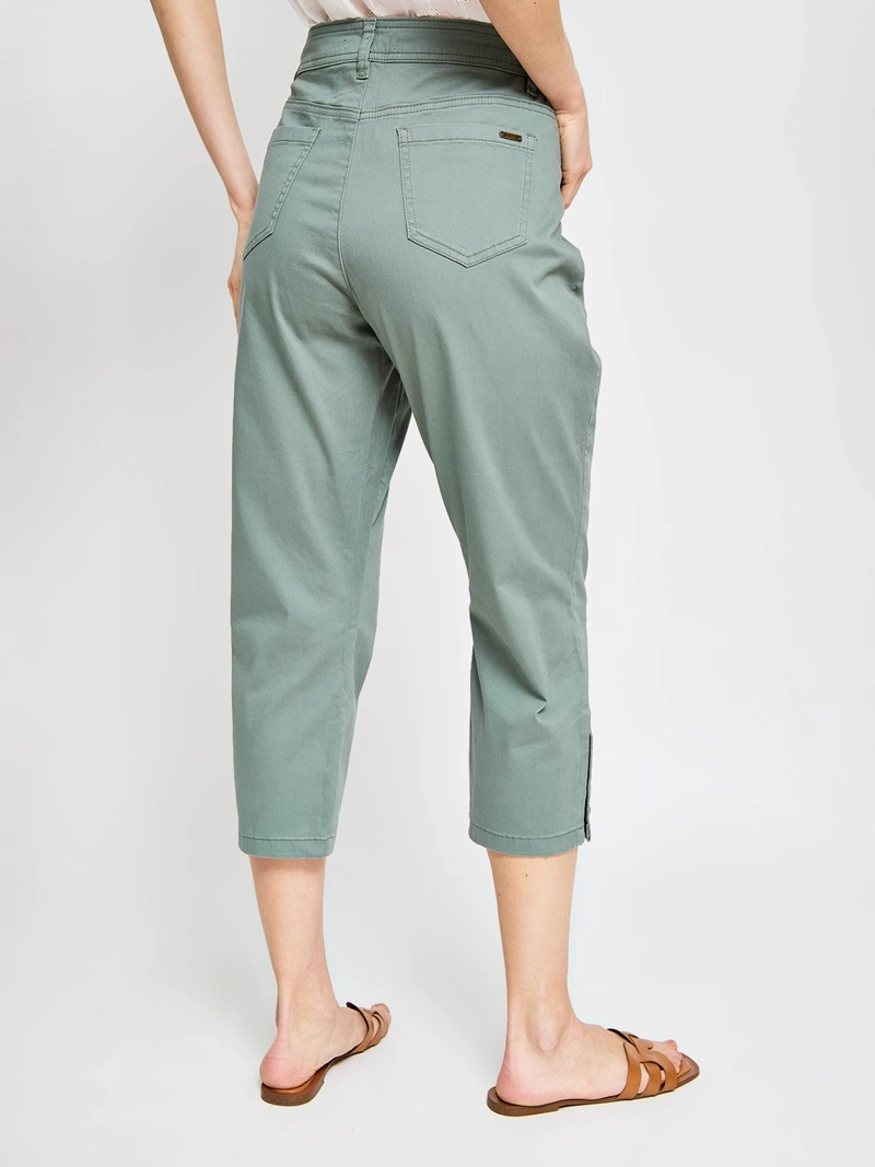 PANTALÓN MUJER AZIZ ALGODÓN CAPRI - 3