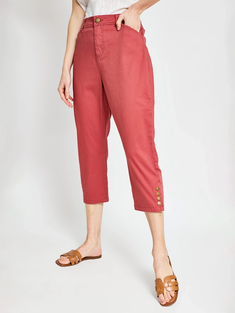 PANTALÓN MUJER AZIZ ALGODÓN CAPRI - 2
