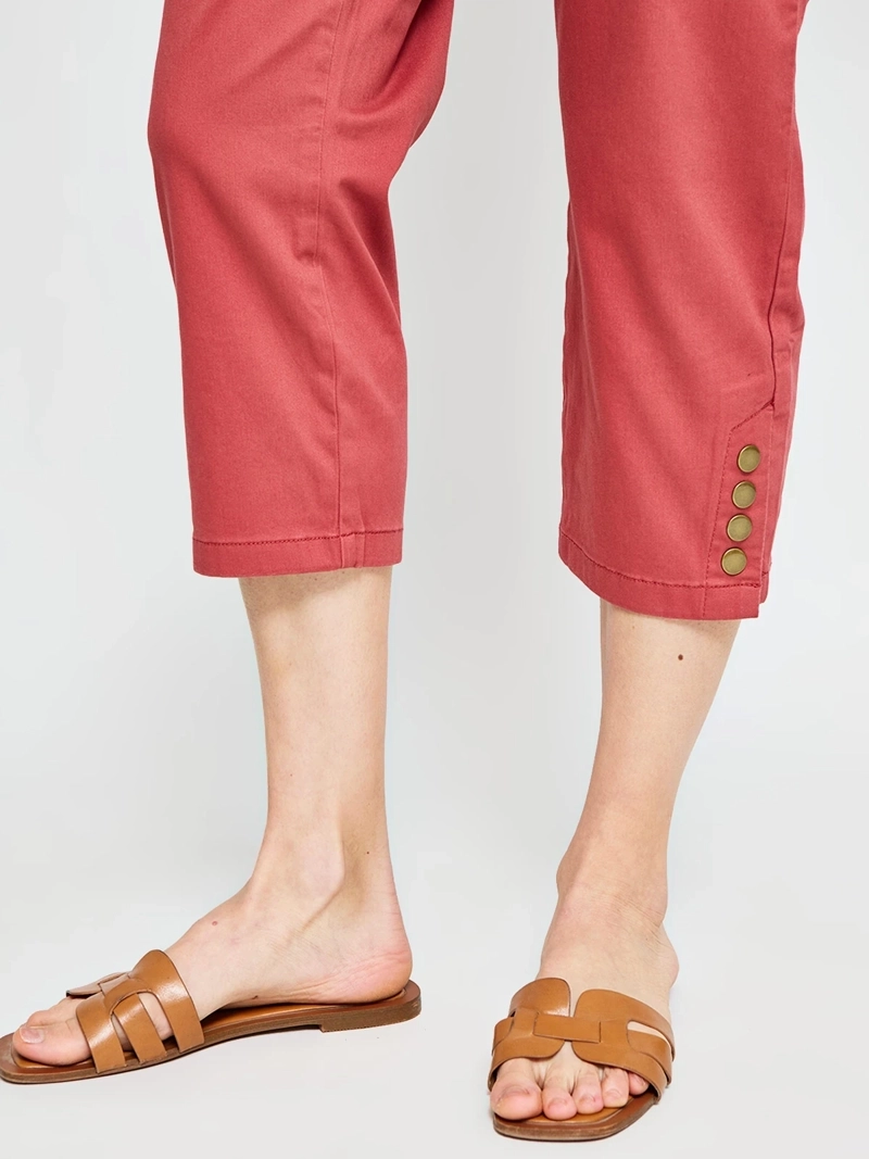 PANTALÓN MUJER AZIZ ALGODÓN CAPRI - 4