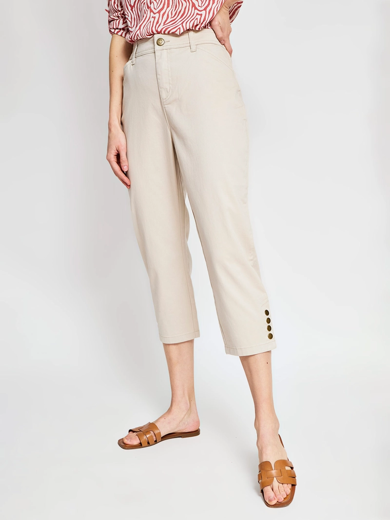 PANTALÓN MUJER AZIZ ALGODÓN CAPRI - 2