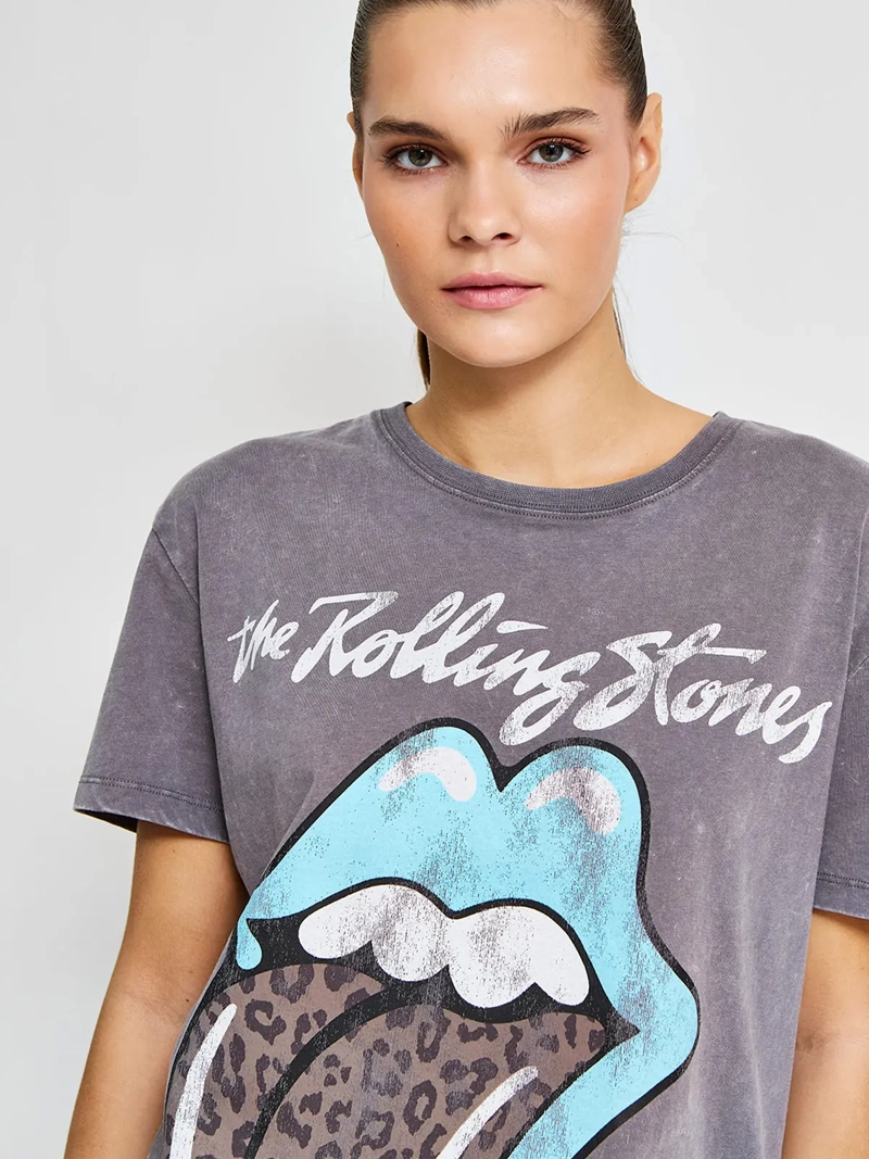 POLERA MUJER BARBADOS ALGODÓN THE ROLLING STONES - 3