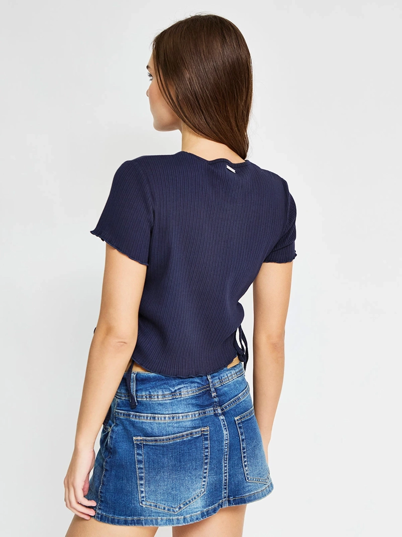 POLERA MUJER AEROPOSTALE ALGODÓN TIRAS - 2