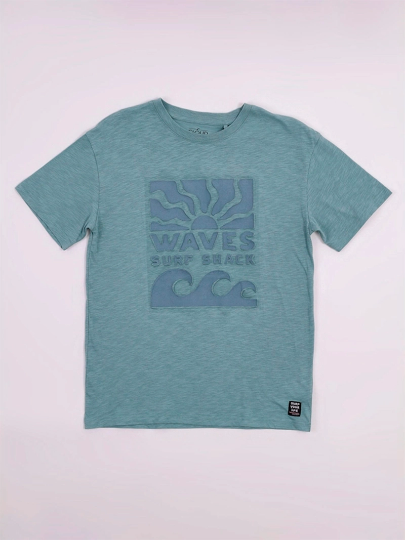 POLERA NIÑO CLOUDBREAK MANGA CORTA REGULAR FIT ALGODÓN - 3
