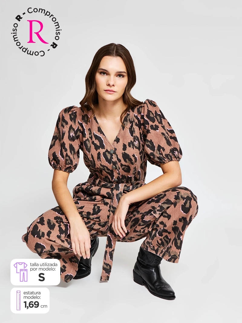 ENTERITO MUJER BARBADOS ALGODÓN LARGO DENIM